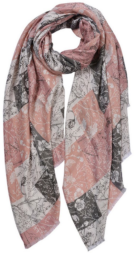Juleeze Schal Gentle Breeze, (1-St. 1-teilig), leichter Damen Schal mit floralem Muster von Juleeze
