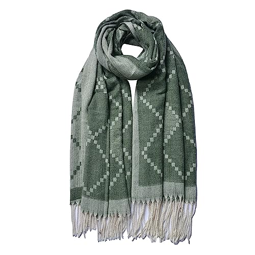 Juleeze Winterschal Damen 68x180 cm Grün Schal von Juleeze