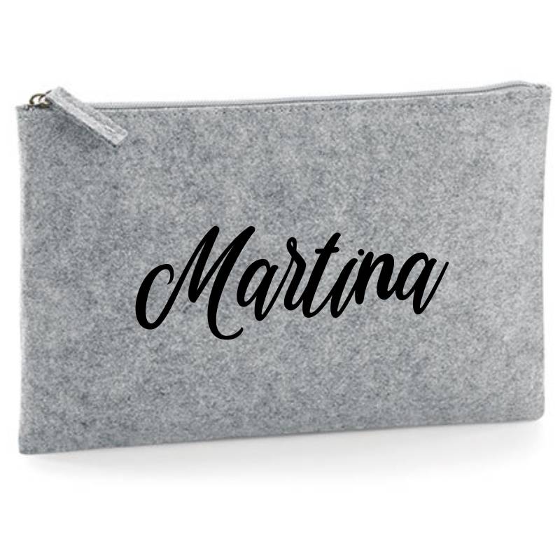 Kosmetiktasche, Utensilientasche Aus Filz Personalisiert, Filztasche Kosmetiktasche, Utensilientasche Aus Filz Personalisiert, Filztasche von JulesBastelbude