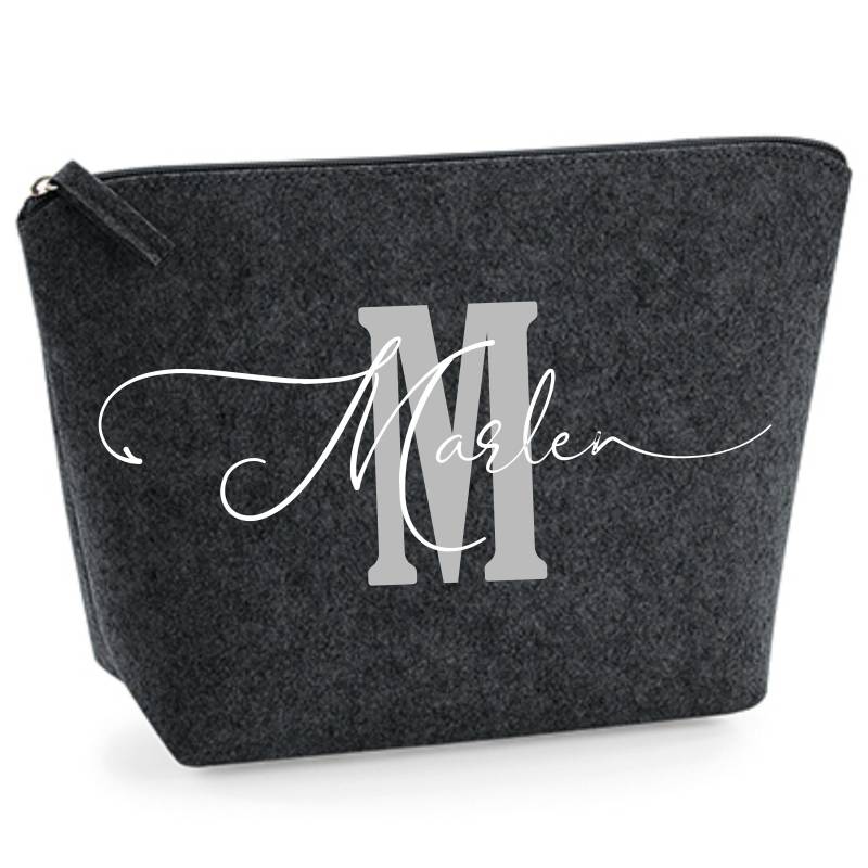 Kosmetiktasche Personalisiert/Tasche Aus Filz Individuelles Geschenk Kosmetiktasche Personalisiert/Tasche Aus Filz Individuelles Geschenk von JulesBastelbude