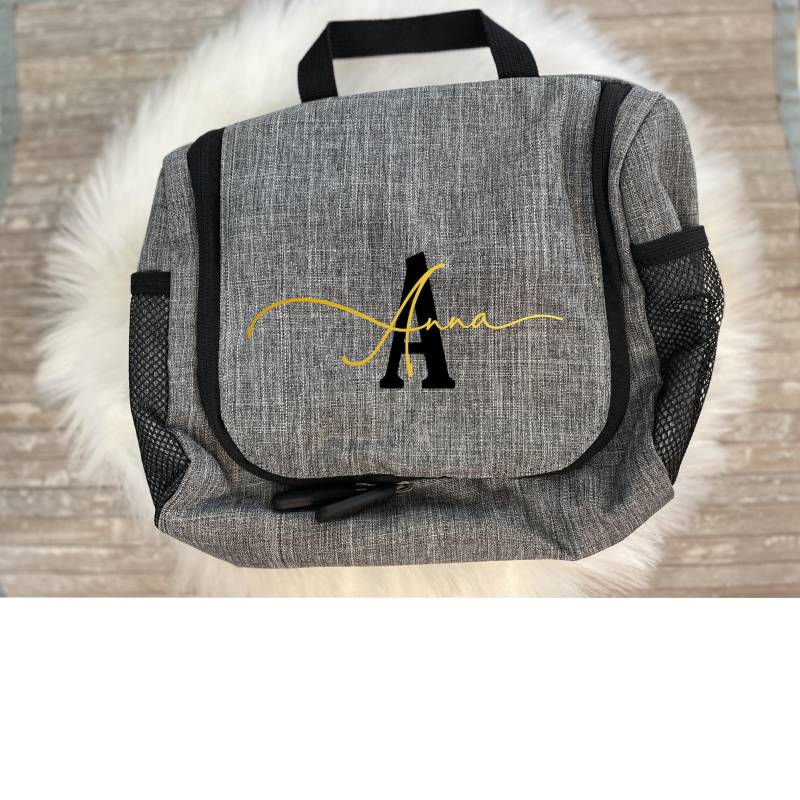 Kulturbeutel Personalisiert, Kulturtasche Zum Aufhängen, Kosmetiktasche Mit Name Kulturbeutel Personalisiert, Kulturtasche Zum Aufhängen, Kosmetiktasche Mit Name von JulesBastelbude