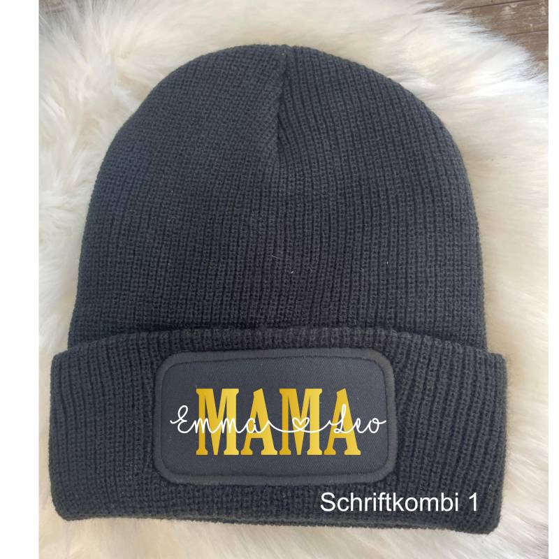 Mütze Personalisiert, Beanie Mit Name von JulesBastelbude