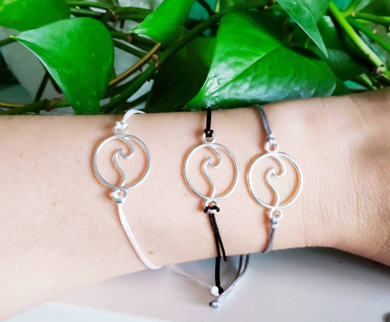 Wellen Anhänger Armband Wellen Anhänger Armband von JulesKreativOrt