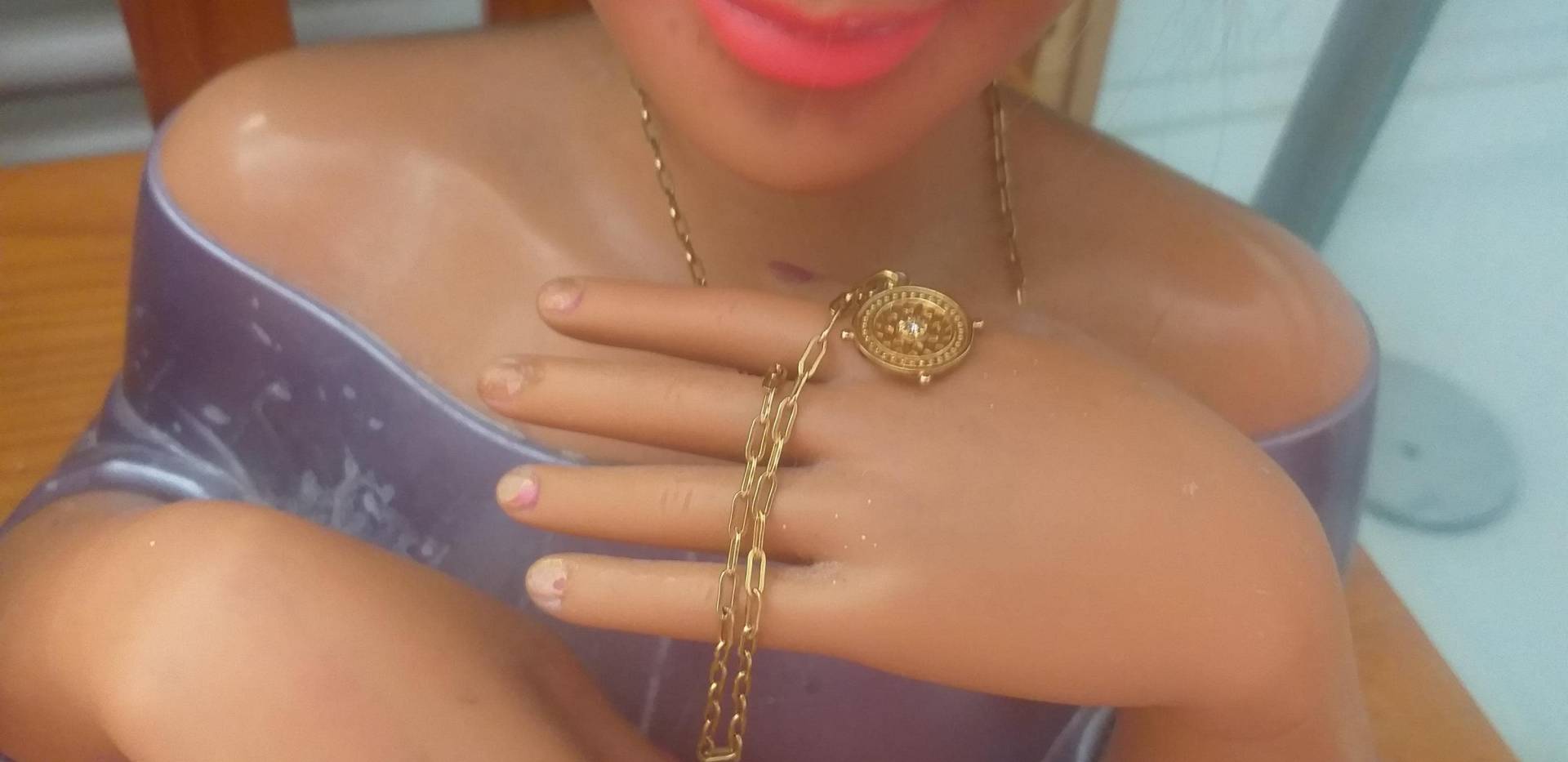 Halskette Guido Maria Kretschmar - Mit Kleinem Anhänger Goldfarben von JulesLaedchen