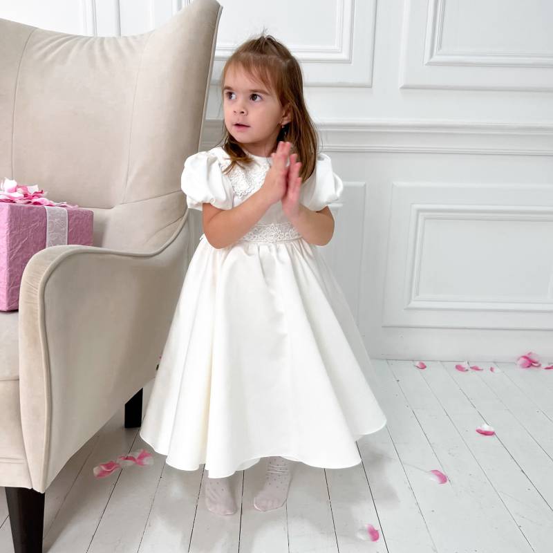Taufe Kleid Für Baby Mädchen 0-3 Monate, Besondere Anlässe, Erster Geburtstag Kleid von JuliAnnaDress