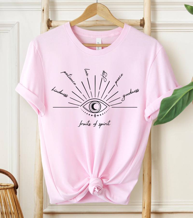 Fruits Of Spirit Shirt, Zen Good Vibes, Spiritual Mental Health, Positive Vibes Shirt, Yoga Shirt, Faith Christian Shirt von JuliFeel