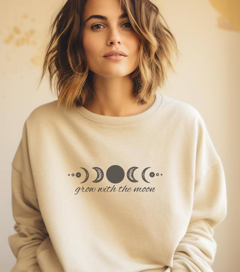 Moon Phase Sweatshirt | Mystical Sweater Sun Hoodie Spiritual Celestial Boho Vintage Moon Phase Sweatshirt | Mystical Sweater Sun Hoodie Spiritual Celestial Boho Vintage von JuliFeel