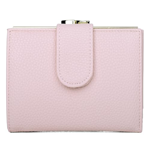 Julia Buxton Pebble Lexington Geldbörse aus veganem Leder, Dusty Pink 2, Einheitsgröße, Classic von Julia Buxton USA