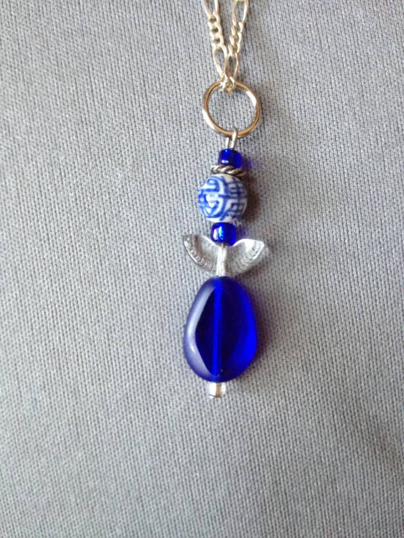 Engel in Kobalt-Blau Und Weiß Engel in Kobalt-Blau Und Weiß von JuliaBead