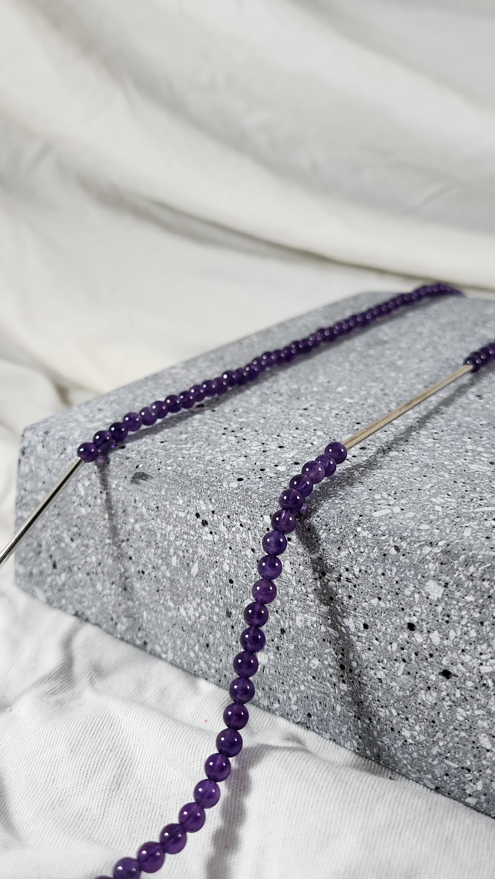 Kette "Drops' Mit Amethyst von JuliaIsabellBaeumer