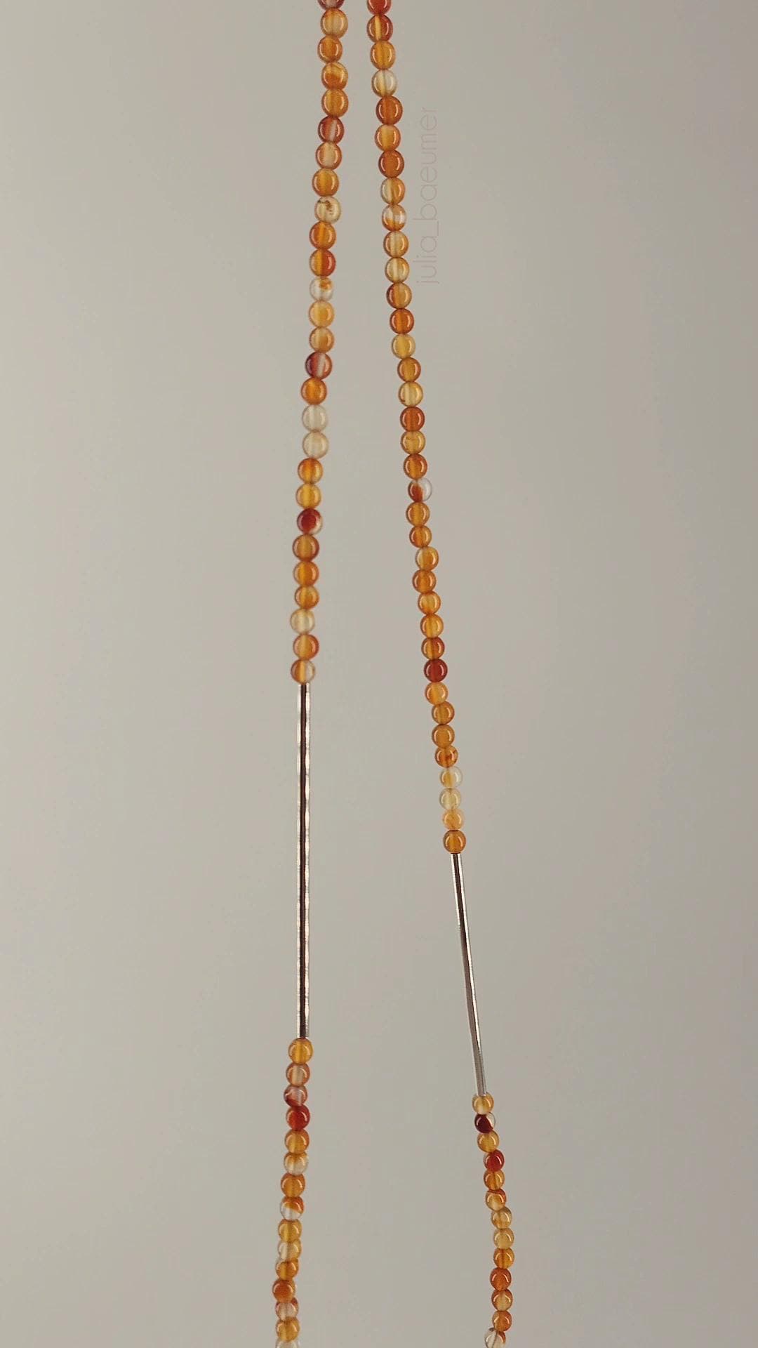 Kette "Drops' Mit Karneol von JuliaIsabellBaeumer