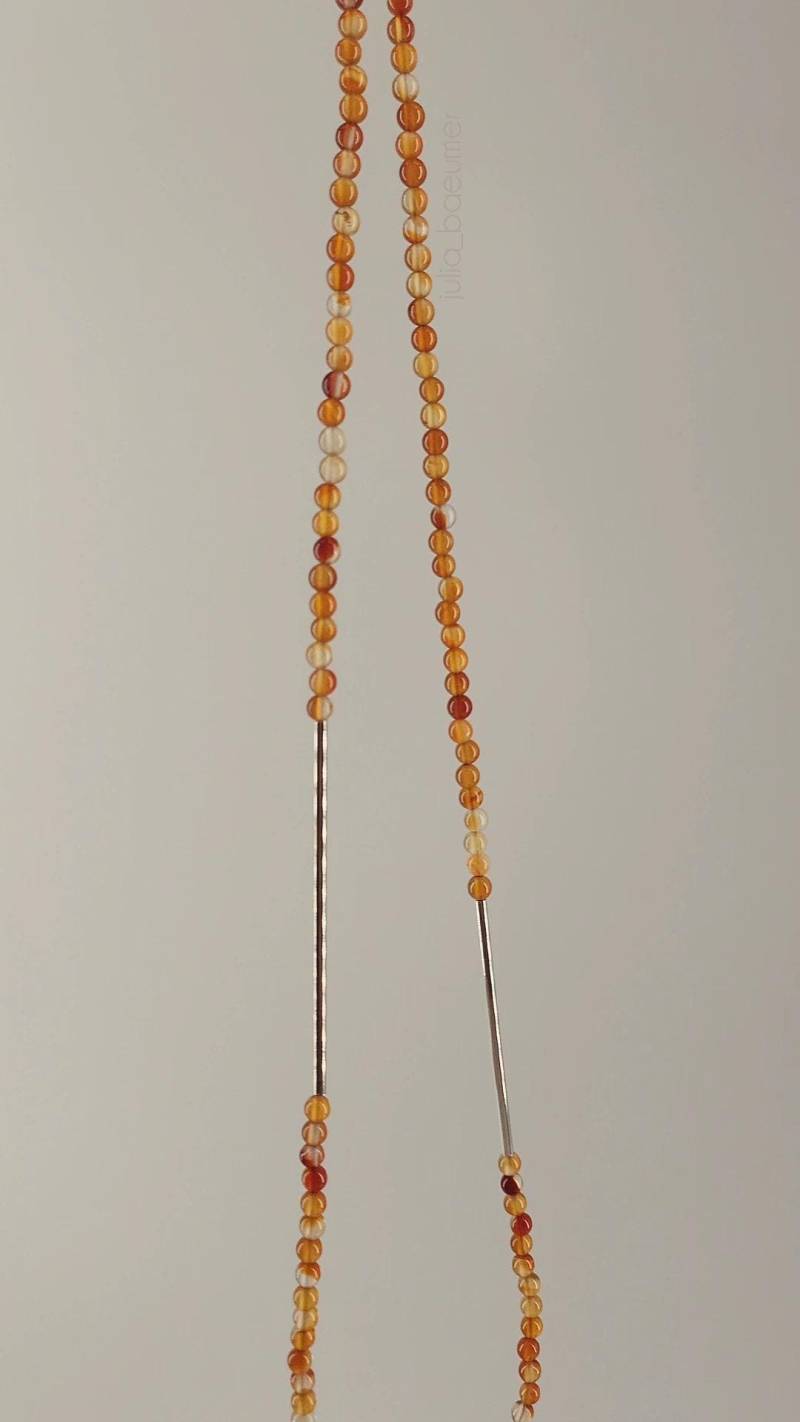 Kette "Drops' Mit Karneol von JuliaIsabellBaeumer