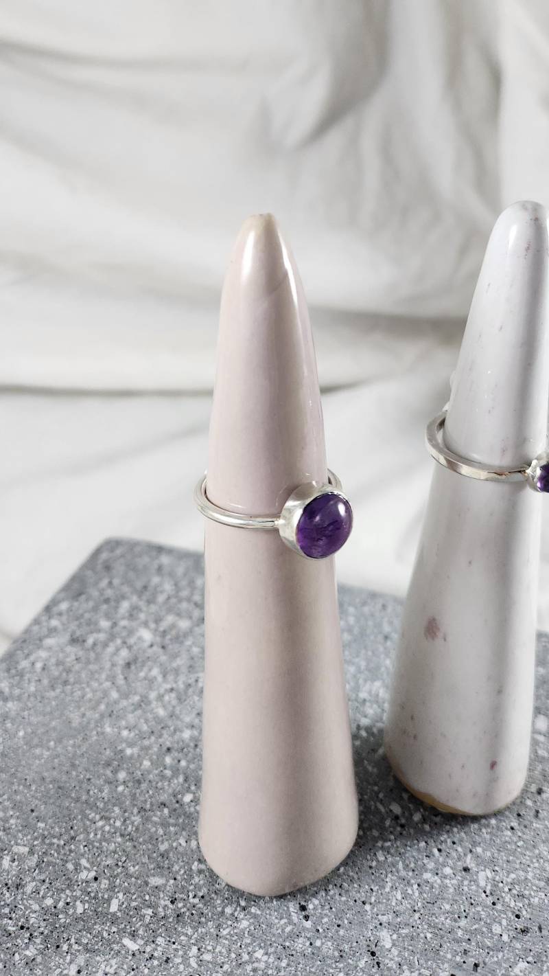 Maxi-Ring "Drops' Mit Amethyst von JuliaIsabellBaeumer