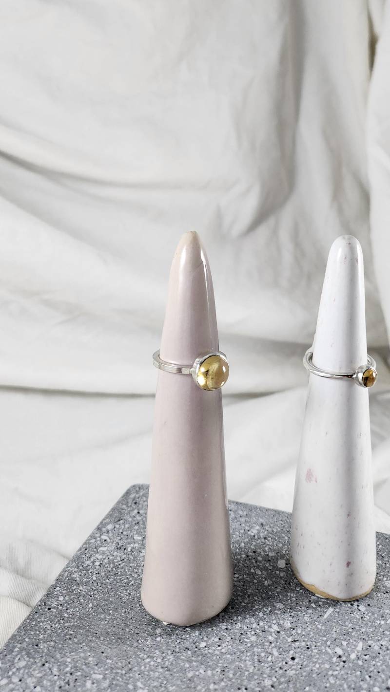 Maxi-Ring "Drops' Mit Citrin von JuliaIsabellBaeumer