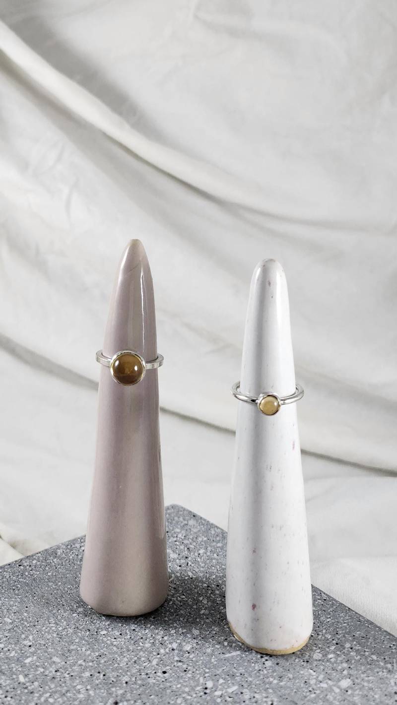 Mini-Ring "Drops' Mit Citrin von JuliaIsabellBaeumer