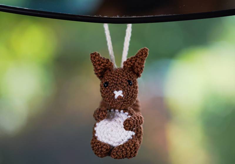 Eichhörnchen Braun Rückspiegel, Auto Rückfahrt Zubehör, Rückspiegel Charme, Dekoration, Gehäkelter Anhänger Eichhörnchen Braun Rückspiegel, Auto Rückfahrt Zubehör, Rückspiegel Charme, Dekoration, Gehäkelter Anhänger von JuliaKonstanzDe