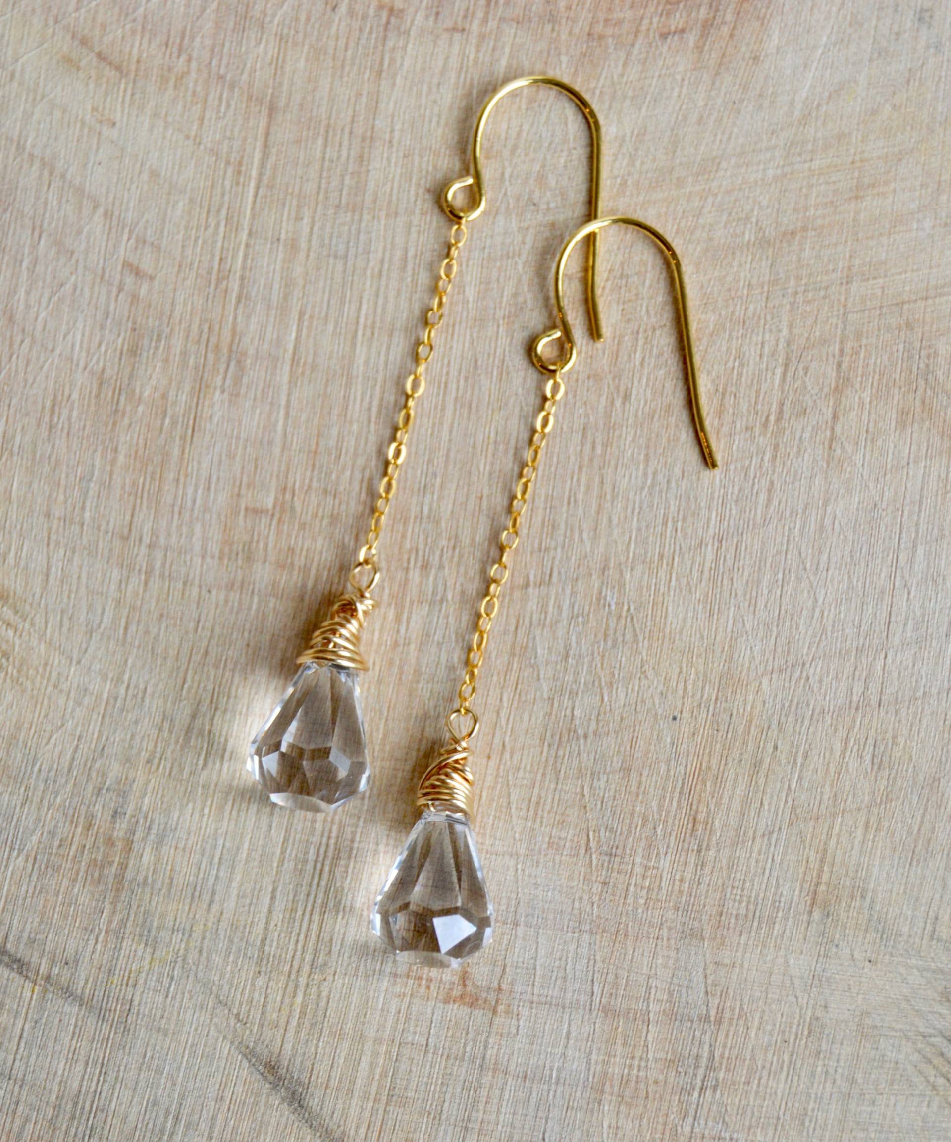 Crystal Regentropfen-Ohrringe von JuliaKulp