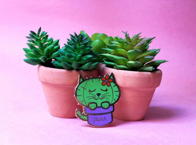 Catus Emaille Pin von JuliaMoraesDesigns