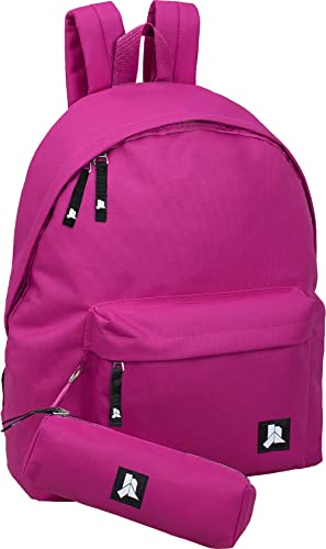 Julian Ross Rosa Rucksack mit Schülertasche für Grundschule, Hauptschule und Oberschule für Kinder und Jugendliche, Junge und Mädchen, 41cm, 24L, wasserdichtes Polyester, Freizeit, Reisetasche von Julian Ross