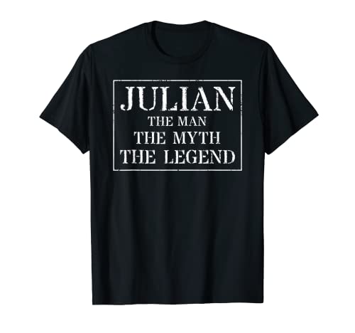 Julian T Shirt Geschenk: The Man Myth Legend T-Shirt Julian T Shirt Geschenk: The Man Myth Legend T-Shirt von Julian Shirts
