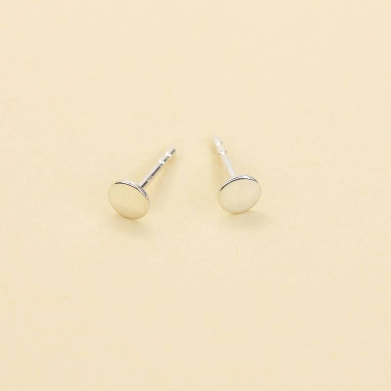 Ohrringe Kleiner Kreis Aus Silber Ohrringe Kleiner Kreis Aus Silber von JulianeBlank