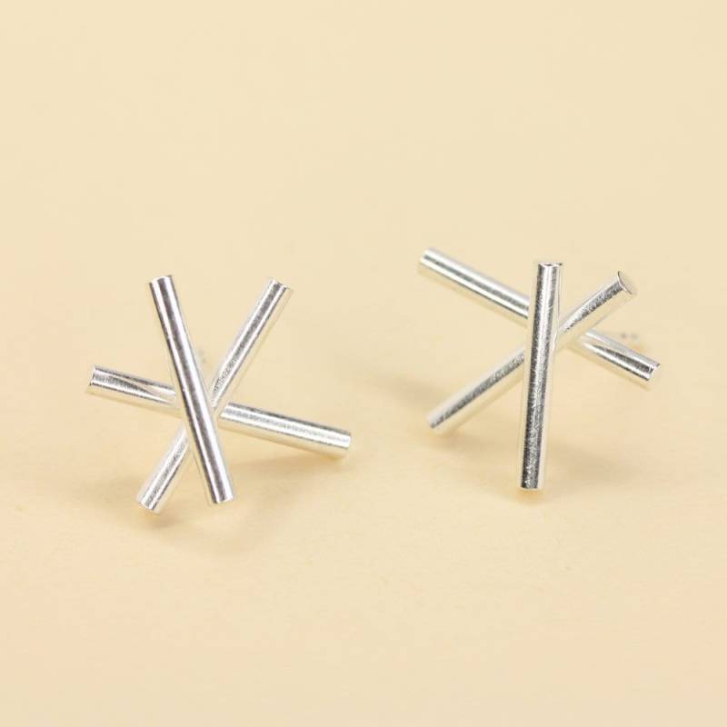 Ohrstecker Stern Aus Silber von JulianeBlank