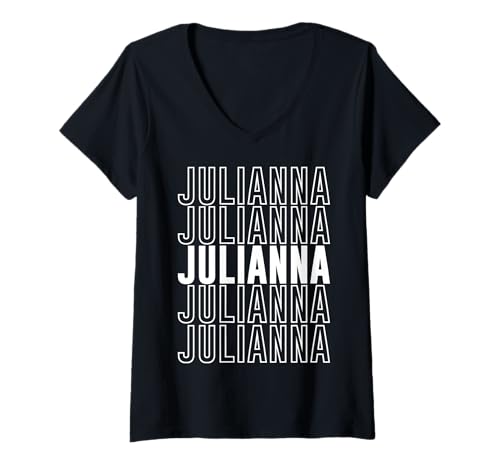 Damen Julianna T-Shirt mit V-Ausschnitt Damen Julianna T-Shirt mit V-Ausschnitt von Julianna Apparel