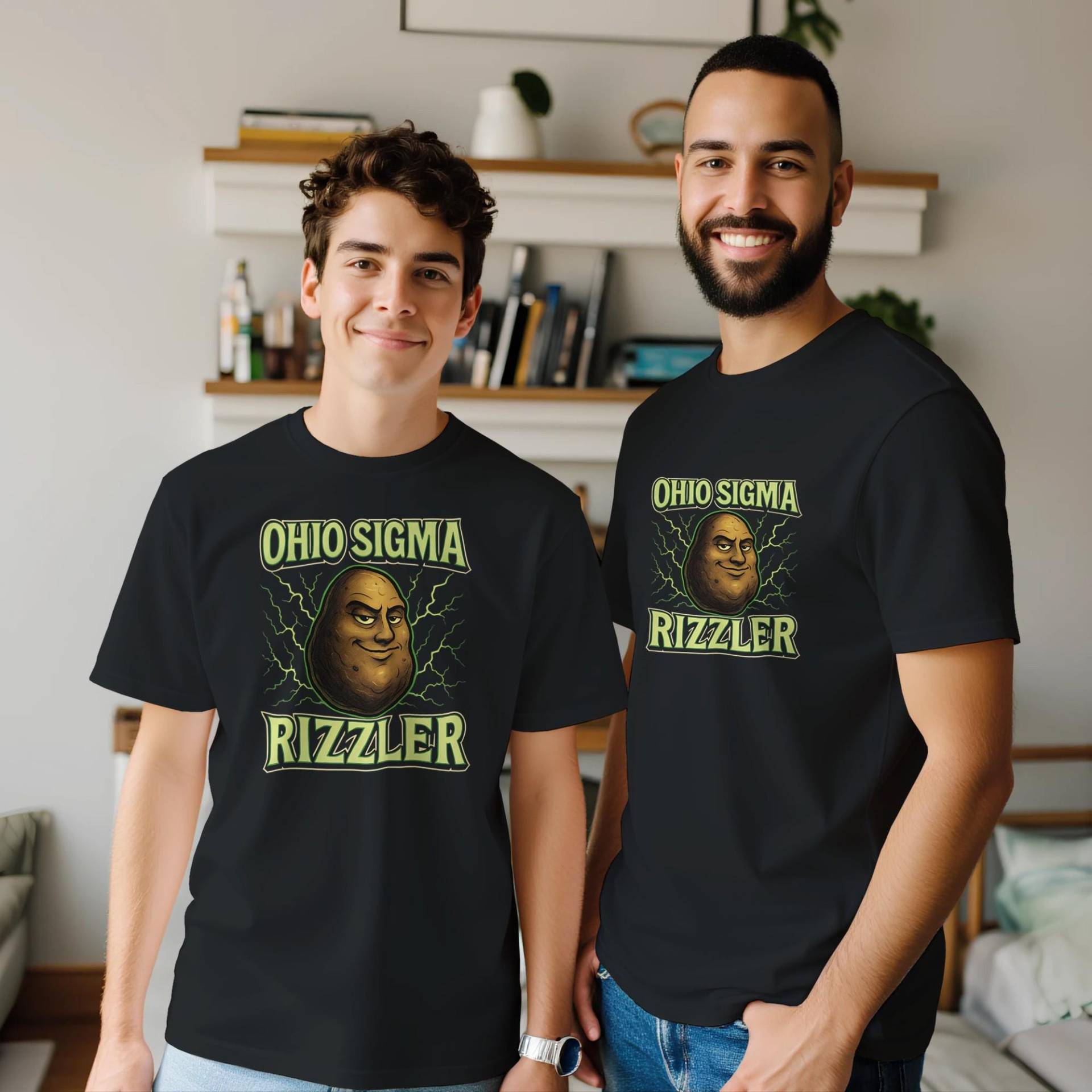 Ohio Sigma Rizzler, Funny Shirt For Friends, Rizz God, Skibidi Gift Men von JuliansShirtStore