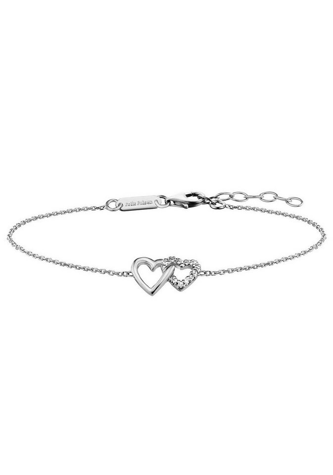 Julie Julsen Armband Amore, Herzen, JJBR0263.1, mit Zirkonia (synth) von Julie Julsen