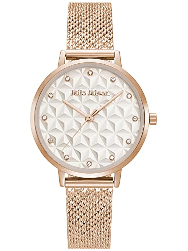 Julie Julsen JJW1395RGME Cushion Uhr Damenuhr Edelstahl 3 bar Analog Rose von Julie Julsen