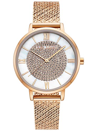 Julie Julsen JJW1412RGME Glitter Uhr Damenuhr Edelstahl 3 bar Analog Rose von Julie Julsen