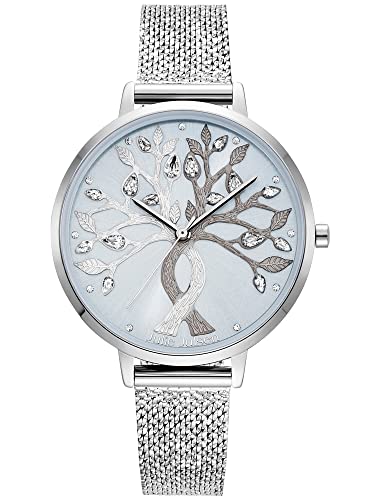 Julie Julsen JJW1455SME Liebesbaum Uhr Damenuhr Metall 3 bar Analog Silber von Julie Julsen