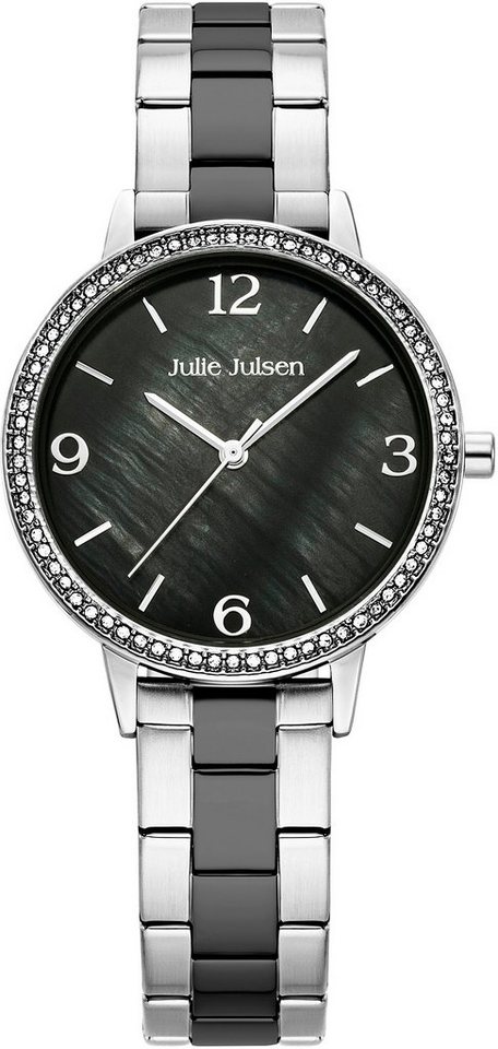 Julie Julsen Quarzuhr Julei Julsen Glamour Black, JJW2120SM von Julie Julsen