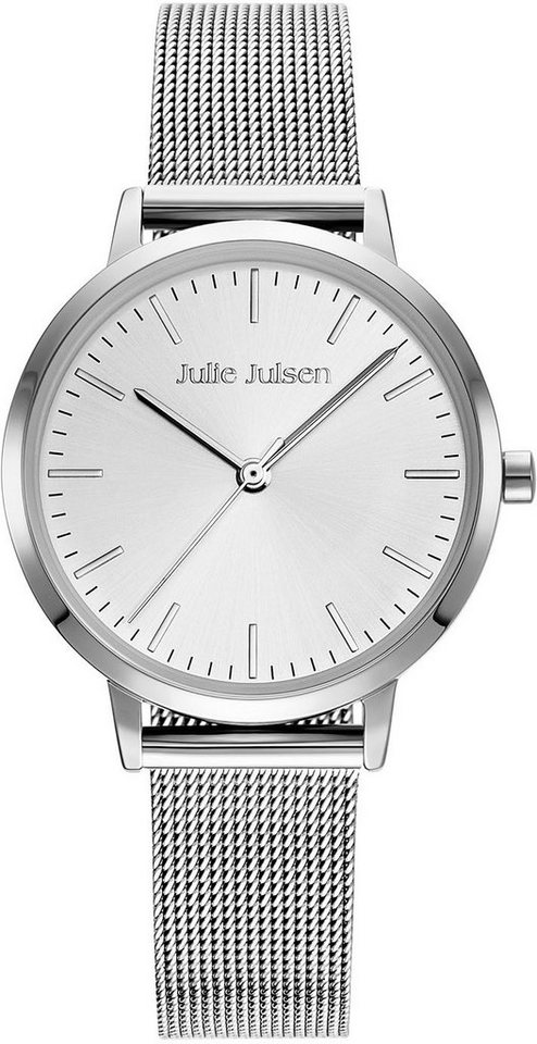 Julie Julsen Quarzuhr Julie Julsen Basic Line Silver, JJW1027SME von Julie Julsen