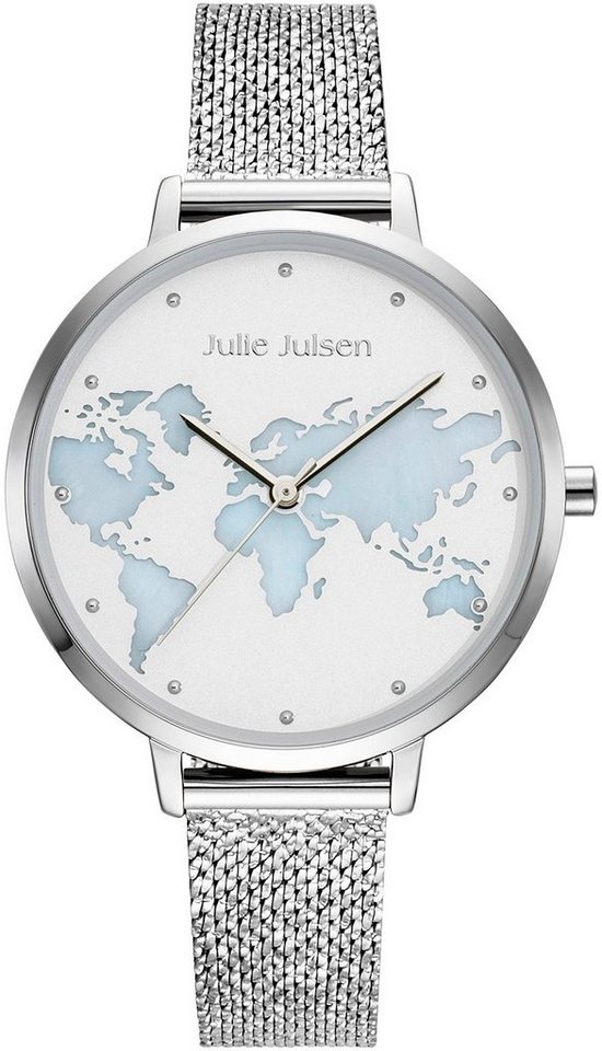 Julie Julsen Quarzuhr World Silver, JJW1399SME von Julie Julsen