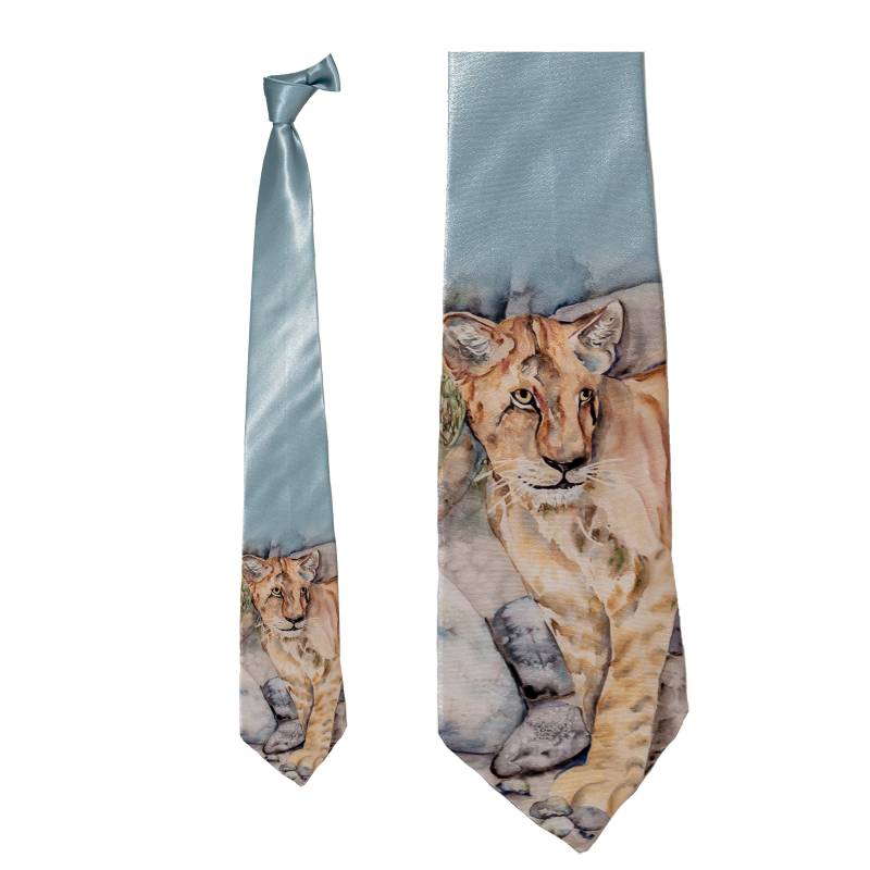 Kleiner Kerl | Lion Cub Krawatte von JulieDawsonArtist