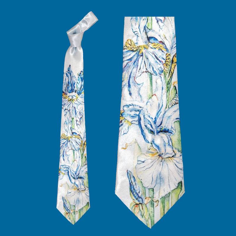 So Stattliche Iris Krawatte von JulieDawsonArtist