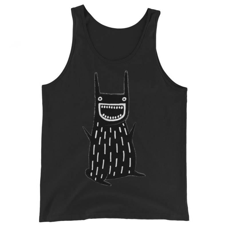 Tank Top Kaninchen Monster Kawaii Häschen Volkskunst Cryptid Geburtstag Geschenke Lustiges Yoga Tank Workout Creepy Niedlich Schräg Witchy Goth von JulieFitzGeraldArt