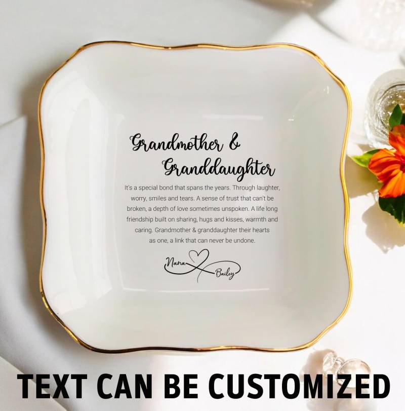 Großmutter Und Enkelin Ring Schale Oma Geschenk-Enkelin Geschenk-Geburtstag Geschenke von JulienPShop