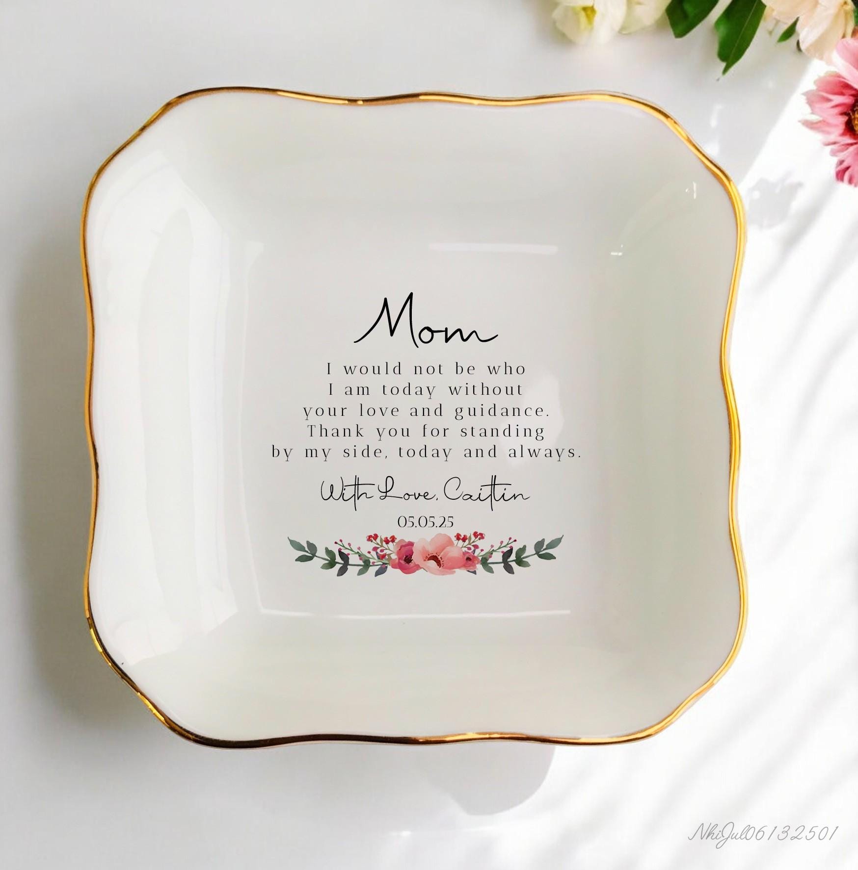 Personalisierte Mutter Der Braut Geschenk Für Mama Ring Dish-Hochzeitsgeschenke Von Braut-Brautdusche von JulienPShop