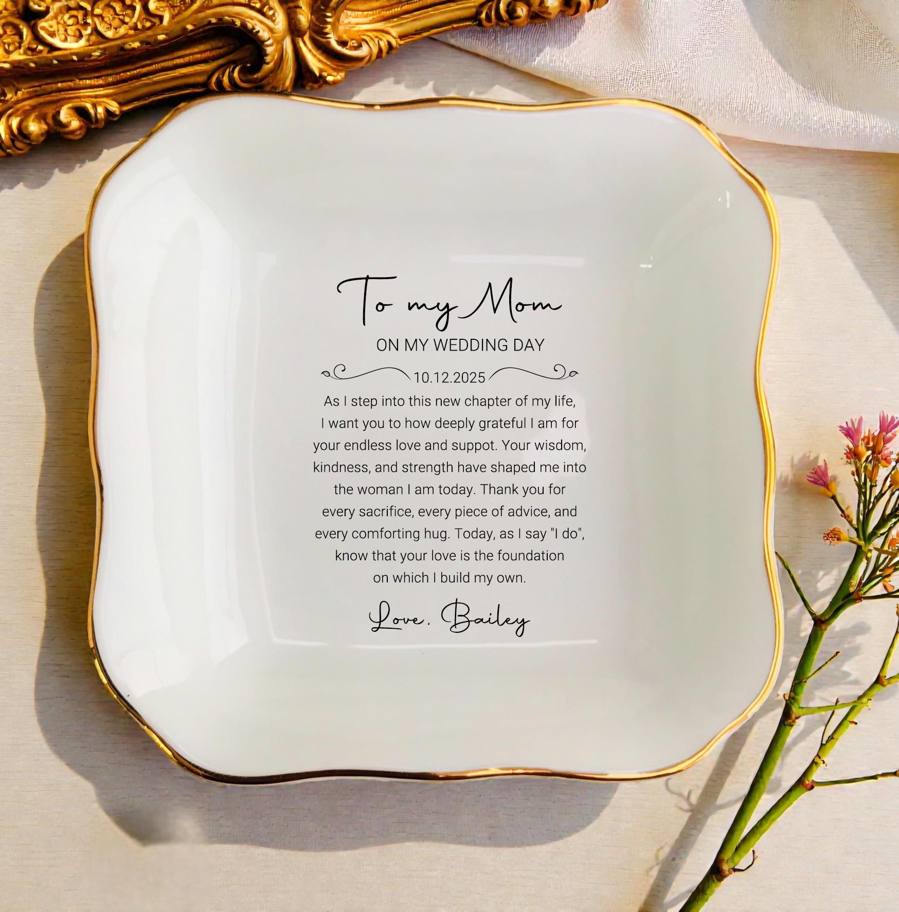 Personalisiertes Mutter Der Braut Geschenk Von Tochter Sentimental Geschenke Für Mama Zur Hochzeit von JulienPShop