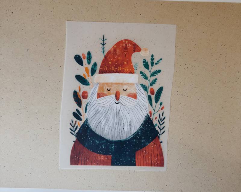 Bügelbild | Weihnachtsmann| Nikolaus Weihnachten Kinder von JuliesIdeen