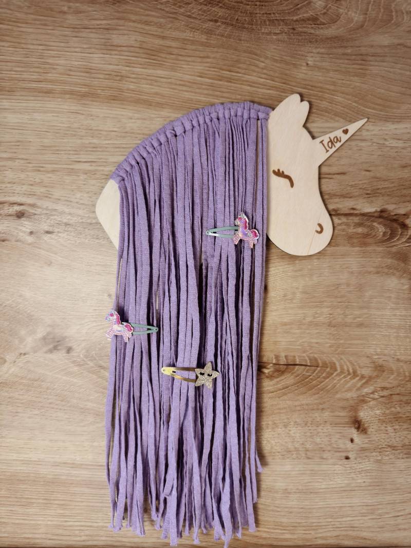 Haarspangenhalter | Einhorn Kinderzimmerdeko Unikat Haarspangenhalter | Einhorn Kinderzimmerdeko Unikat von JuliesIdeen