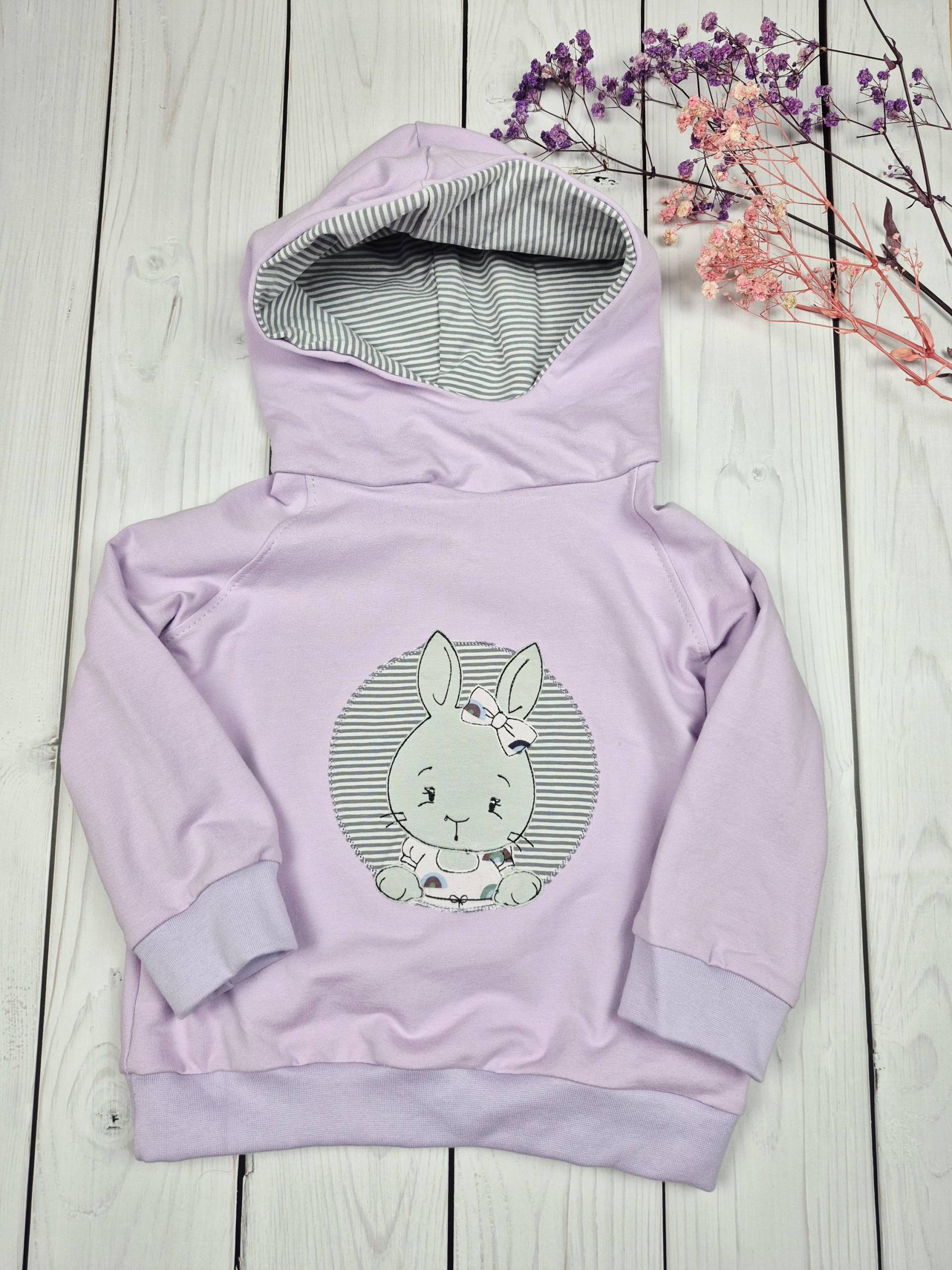 Hoodie Kapuze Gr. 74/80 Applikation Stickerei Hase Hoodie Kapuze Gr. 74/80 Applikation Stickerei Hase von JulikindHandmade