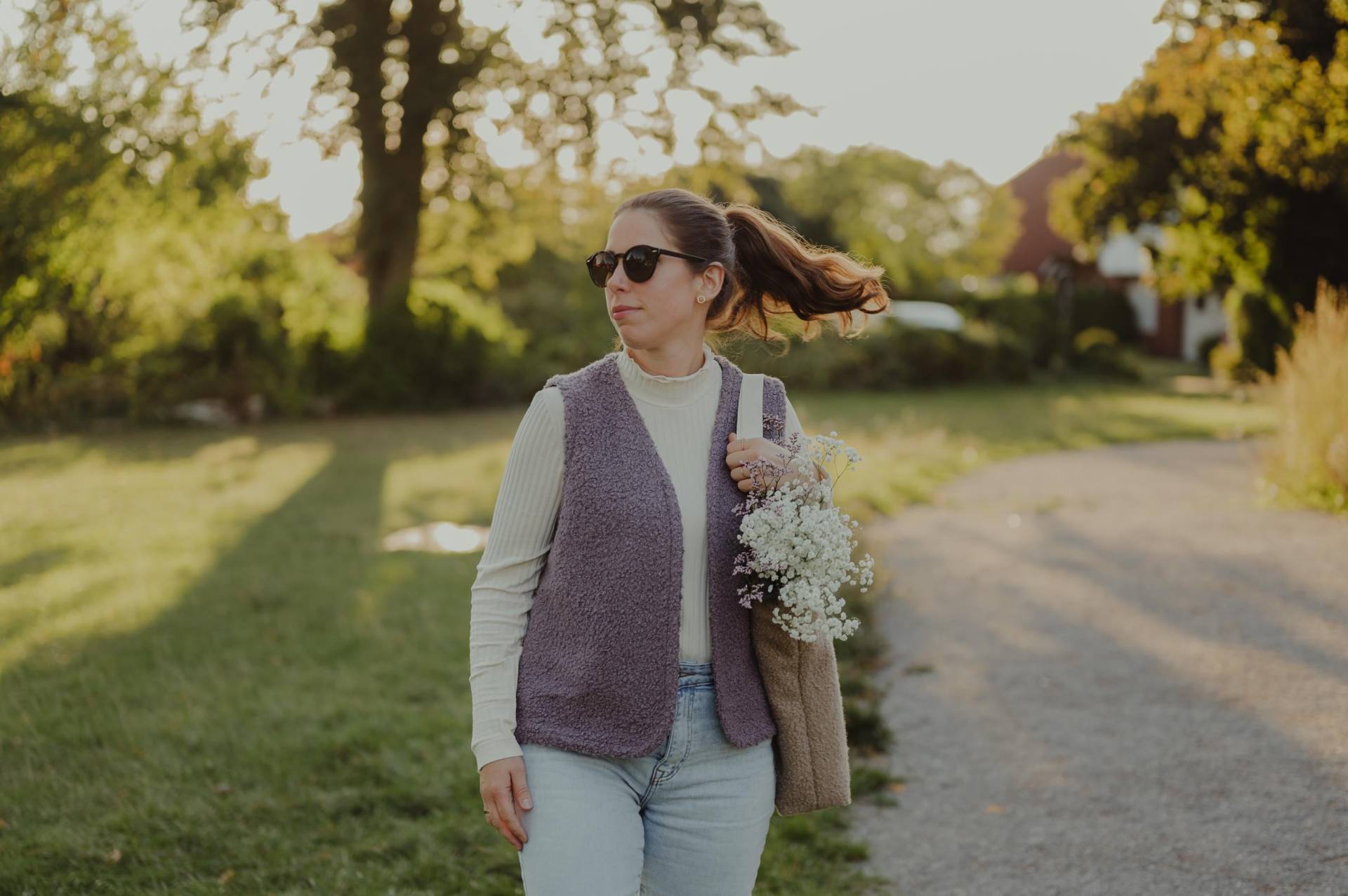 Weste Damen/Teddyweste/ Boucleweste/Kuschelige von Julinaehteinfach