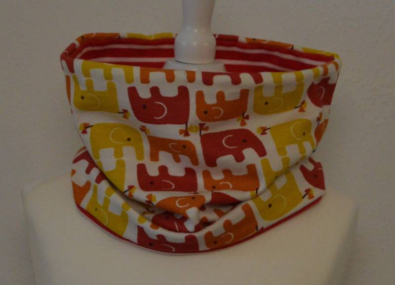 Loop Kinder, Kinderloop Elefanten Streifen Bio von JulisDesigns