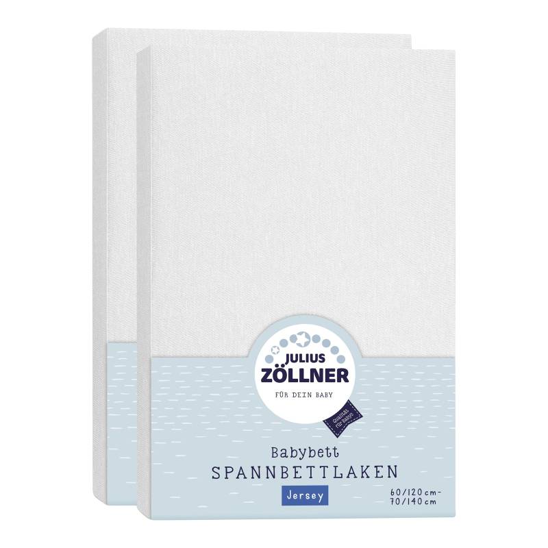 Julius Zöllner 2er-Pack Jersey-Spannbetttücher 70x140 cm von Julius Zöllner