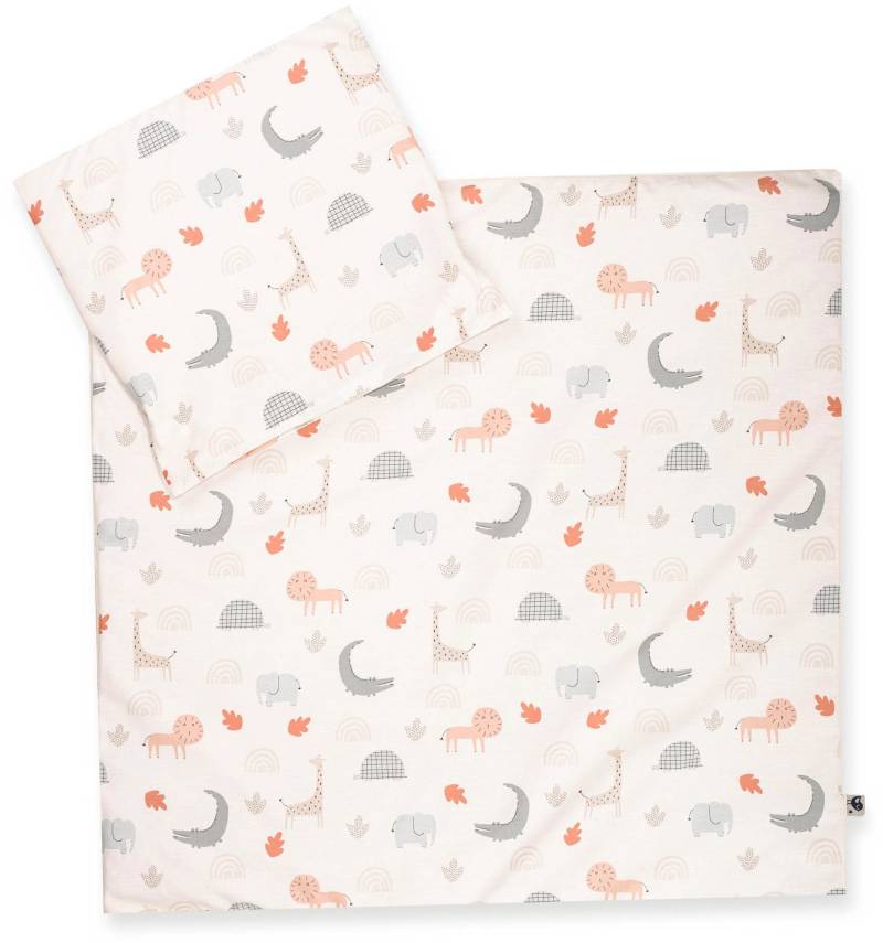 Julius Zöllner Kinderbettwäsche "Baby- und Kinderbettwäsche aus 100% Bio-Baumwolle" 2 Stk. tlg. erhältlich in den Größen 80x80+35x40cm und 100x135+40x60cm von Julius Zöllner
