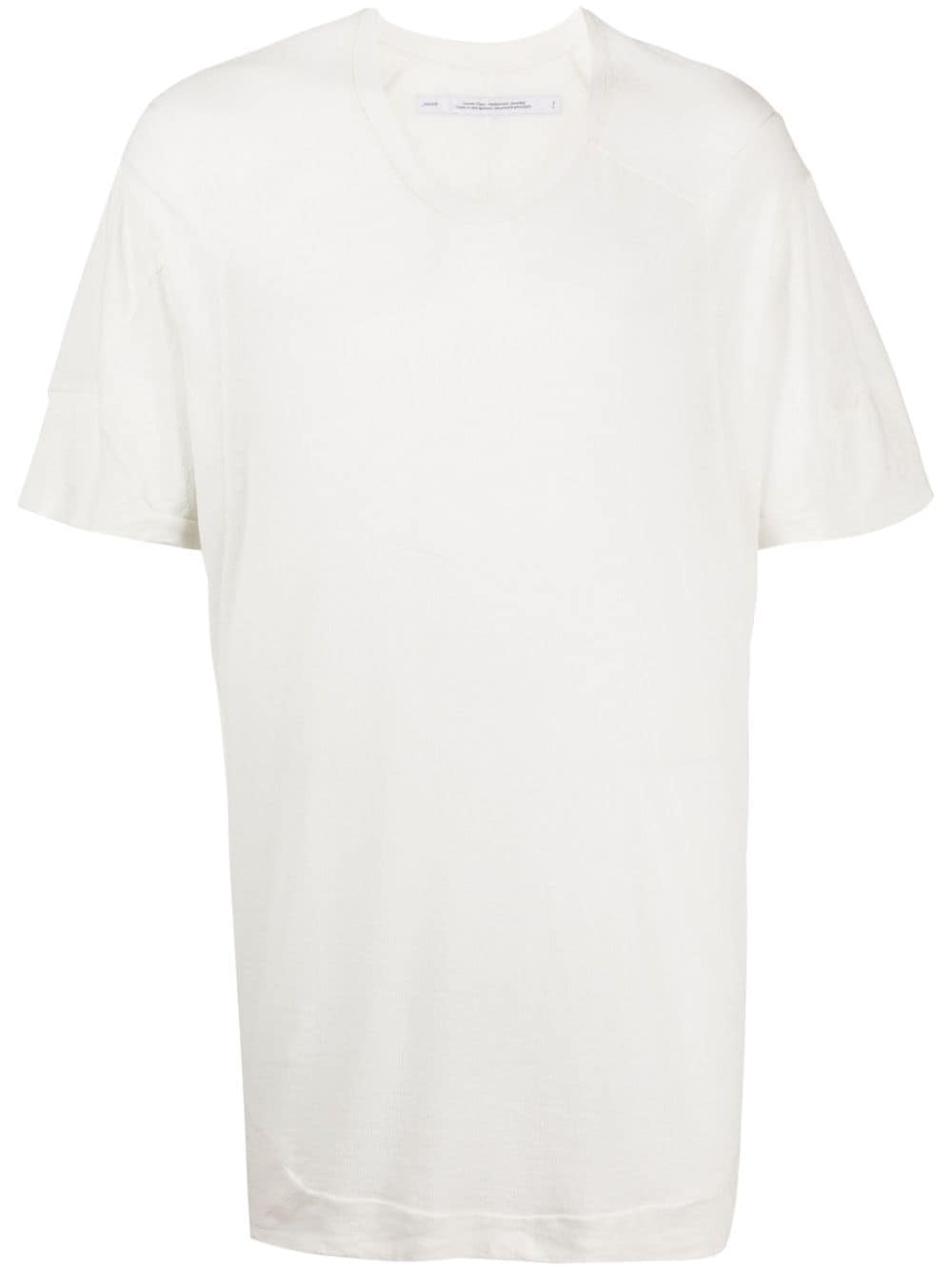 Julius T-Shirt mit tiefen Schultern - Weiß von Julius