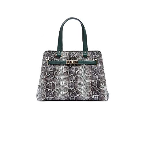 Julké Damen Handtasche ´Snakeskin Patterned´ aus Qualitäts-Ziegenleder von Jah